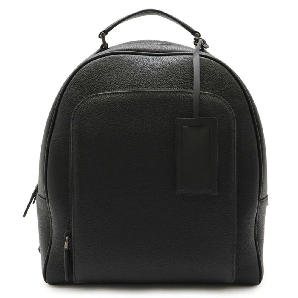 Prada Leather Triangle Logo Backpack - image 1